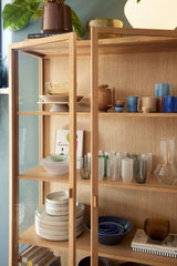 Hübsch Hübsch Glaze Schale Large Blau