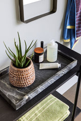 Hübsch Hübsch Grand Tabletts Schwarz (2er Set)