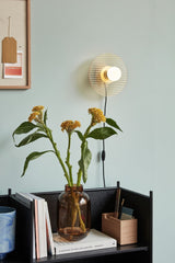 Hübsch Hübsch Halo Wandlampe Bernstein