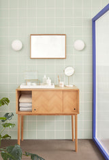 Hübsch Hübsch Kumu Wandlampe Ø18 Weiß