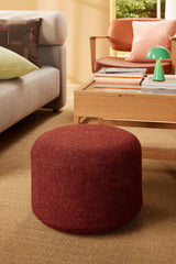 Hübsch Hübsch Marshmellow Pouf Small Rot