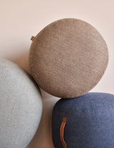 Hübsch Hübsch Mochi Pouf Ø50 Braun