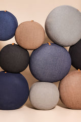 Hübsch Hübsch Mochi Pouf Ø50 Braun