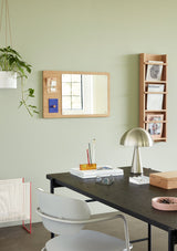 Hübsch Hübsch Mush Tischlampe Mini Nickel