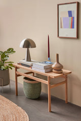 Hübsch Hübsch Mush Tischlampe Mini Nickel