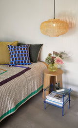 Hübsch Hübsch Niche Beistelltisch Square Small Blau