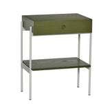 Hübsch Hübsch Noir Nachttisch Grün/Cremeweiß