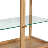 Hübsch Hübsch Poetic Deko-glaskaste Large Naturfarben