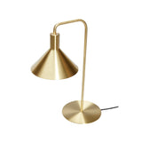 Hübsch Hübsch Solo Tischlampe Messingfarben