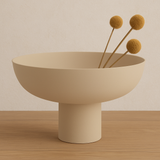 LaLe Living Dekoschale LaLe Living Dekoschale Janna in Sand, Ø30 cm