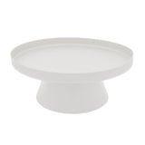 LaLe Living Dekotablett LaLe Living Ständer mit Dekotablett Enisa in Weiß, Ø 26 cm