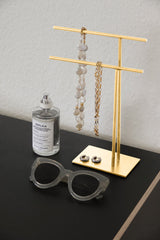 LaLe Living Schmuckständer LaLe Living Schmuckständer Butik aus Eisen in Gold, 25x18,5 cm