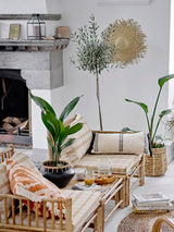 Bloomingville Bloomingville Ester Kissen, Orange, Baumwolle