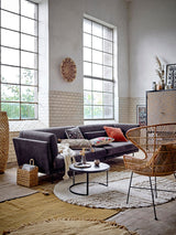 Bloomingville Bloomingville Mahado Kissen, Orange, Baumwolle