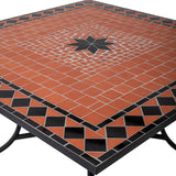 Bloomingville Esstisch Bloomingville CREATIVE COLLECTION Hellen Esstisch, Rot, Stein