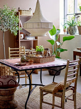 Bloomingville Esstisch Bloomingville CREATIVE COLLECTION Hellen Esstisch, Rot, Stein