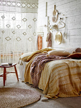 Bloomingville Kissen Bloomingville Katrin Kissen, Braun, Recycelte Baumwolle