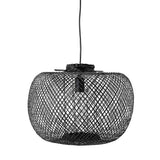 Bloomingville Lampe Bloomingville Rodi Hängeleuchte, Schwarz, Bambus