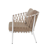 Bloomingville Lounge Sessel Bloomingville CREATIVE COLLECTION Cia Loungesessel, Weiá, Metall