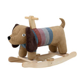 Bloomingville MINI Bloomingville MINI Charlie Rocking Toy, Dog, Braun, Polyester
