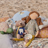 Bloomingville MINI Bloomingville MINI Lilo Doll, Gelb, Baumwolle