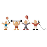 Bloomingville MINI Bloomingville MINI Rossaio Spielzeug, Rot, FSC®100%, Beech