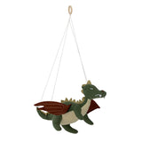 Bloomingville Mobile Bloomingville MINI Malvin Mobile, Grün, Leinen