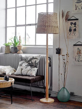 Bloomingville Stehlampe Bloomingville CREATIVE COLLECTION Kakasi Stehlampe, Natur, Rattan