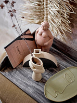 Bloomingville Vase Bloomingville Nezha Deko-Vase, Schwarz, Terrakotta