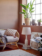 Bloomingville Wanddekoration Bloomingville CREATIVE COLLECTION Nevil Wanddekoration, Weiá, Mango