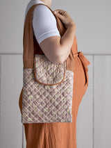 Bloomingville Wickelauflage Bloomingville MINI Thanne Wickelauflage, Braun, Baumwolle