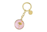GIFTCOMPANY Schlüsselanhänger Flamingo Pink/Gold