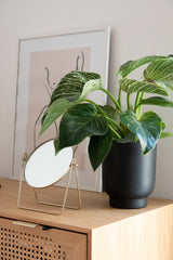 LaLe Living Blumentopf LaLe Living Blumentopf 2er Set Ayaz in Schwarz, Ø13/15 cm