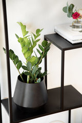 LaLe Living Blumentopf LaLe Living Blumentopf Timur aus Eisen in Schwarz, Ø22 cm