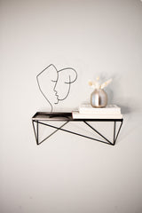 LaLe Living Deko-Objekt LaLe Living Deko Objekt Favori in Schwarz, 18.5 x 25 cm