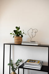 LaLe Living Deko-Objekt LaLe Living Deko Objekt Favori in Schwarz, 18.5 x 25 cm