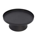 LaLe Living Dekotablett LaLe Living Ständer mit Dekotablett Enisa in Schwarz, Ø 26 cm