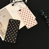 LaLe Living Handyhülle Herzen Motiv in Schwarz, Apple iPhone XS/X