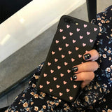 LaLe Living Handyhülle Herzen Motiv in Schwarz, Apple iPhone XS/X