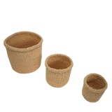 LaLe Living Korb LaLe Living 3er Korbset Elani in Natur aus Sisal