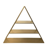 LaLe Living Regal LaLe Living Regal Efe aus Eisen in Gold, 60 x 15cm