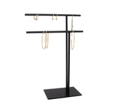 LaLe Living Schmuckständer LaLe Living Schmuckständer Butik aus Eisen in Schwarz, 25 x 18,5 cm