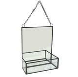LaLe Living Spiegel LaLe Living Wandspiegel Dilan aus Eisen in Schwarz matt, 20 x 25 cm