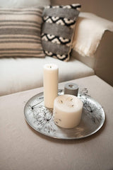 LaLe Living Tablett LaLe Living Deko-Tablett "Tepsi" aus Eisen, Ø37cm