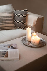 LaLe Living Tablett LaLe Living Deko-Tablett "Tepsi" aus Eisen, Ø37cm