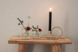 LaLe Living Vase LaLe Living Vase Buket 2er-Set aus Eisen und Glas,  Ø6cm H:8cm