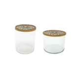 LaLe Living Vase LaLe Living Vase Buket Set aus Eisen und Glas,  Ø6cm H:8cm