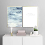 LaLe Living Bild Leinwanddruck abstraktes Öl Gemälde A4 21 x 30cm