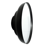 LaLe Living Wandspiegel Selma in Schwarz, Ø30 cm