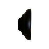 LaLe Living Wandspiegel Selma in Schwarz, Ø30 cm